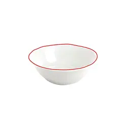 Салатник, Porland, Maria with colored kant red, 15 см