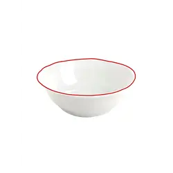 Салатник, Porland, Maria with colored kant red, 23 см