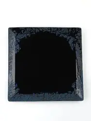 Тарелка квадратная Porland ROOT BLUE 27 см