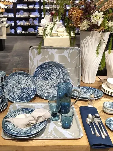 Тарелка квадратная, Porland, VORTEX, 25.4 x 25.4 x 2.5 см