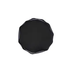 Тарелка с бортом, Royal Charm, Wave, 18 x 1.2 см, черная