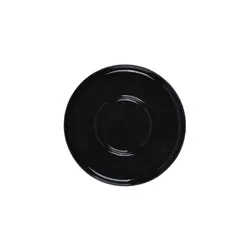 Блюдце, Royal Charm, Wave, 14/6.5 см, черное