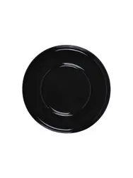 Блюдце, Royal Charm, Wave, 14/8 см, черное
