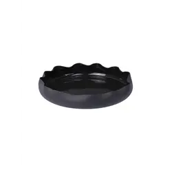 Салатник, Royal Charm, Wave, 19 x 3.5 см, 550 мл, черный