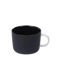 Чашка кофейная, Royal Charm, Wave, 6.5/5.5 x 8.5 x 4.5 см, 100 мл, черная