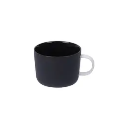 Чашка кофейная, Royal Charm, Wave, 6.5/5.5 x 8.5 x 4.5 см, 100 мл, черная