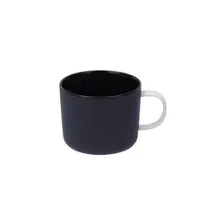 Чашка кофейная, Royal Charm, Wave, 7/6 x 9.5 x 5.7 см, 140 мл, черная