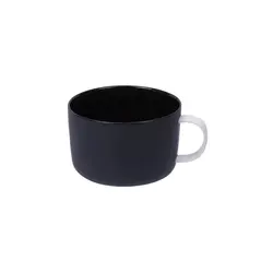 Чашка кофейная, Royal Charm, Wave, 9/8 x 11 x 5.8 см, 220 мл, черная