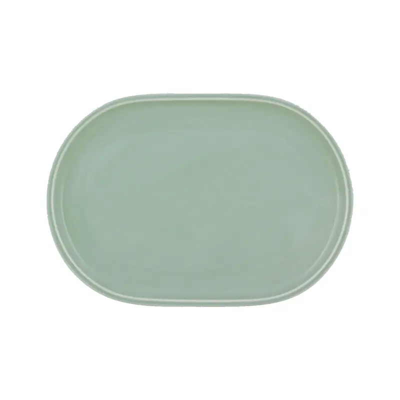 Блюдо овальное, SCHOENWALD, Shiro Glaze FROST, h 2 см, l 23.2 см, b 16.1 см