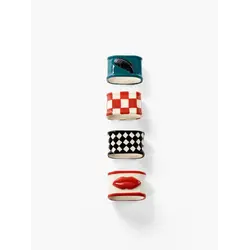 Кольца для салфеток 4 шт., Serax, Les Objets Mouleversants by Wouters & Hendrix, 4.8 x 3 x 3.2 см