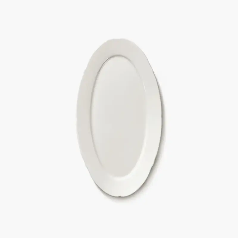 Блюдо овальное, Serax, Silhouette by Sergio Herman, h 1.3 см, l 18.5 см, b 10 см