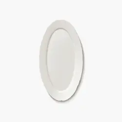 Блюдо овальное, Serax, Silhouette by Sergio Herman, h 1.3 см, l 18.5 см, b 10 см