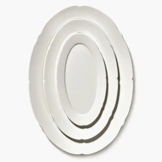 Блюдо овальное, Serax, Silhouette by Sergio Herman, h 1.3 см, l 18.5 см, b 10 см