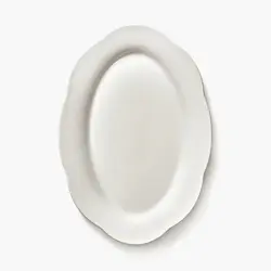 Блюдо овальное глубокое, Serax, Silhouette by Sergio Herman, h 3.2 см, l 30 см, b 21 см