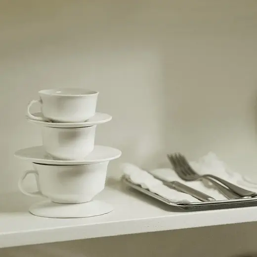 Блюдце для чайной чашки, Serax, Silhouette by Sergio Herman, d 12.76 см, h 1.13 см