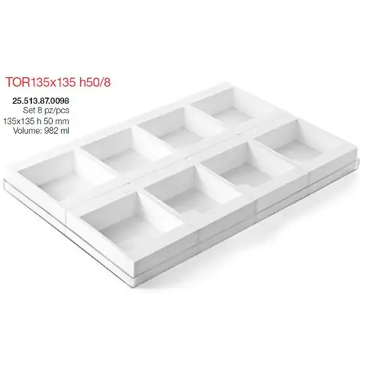 Форма кондитерская, Silikomart, h 5 см, b 13.5 см, l 13.5 см