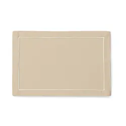 Салфетка бежевая хлопковая с белым кантом, RestoTouch Textile, 30 x 45 см