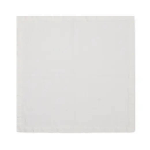 Салфетка из крэшированного льна (умягченный) теплый белый, RestoTouch Textile, 43 x 43 см