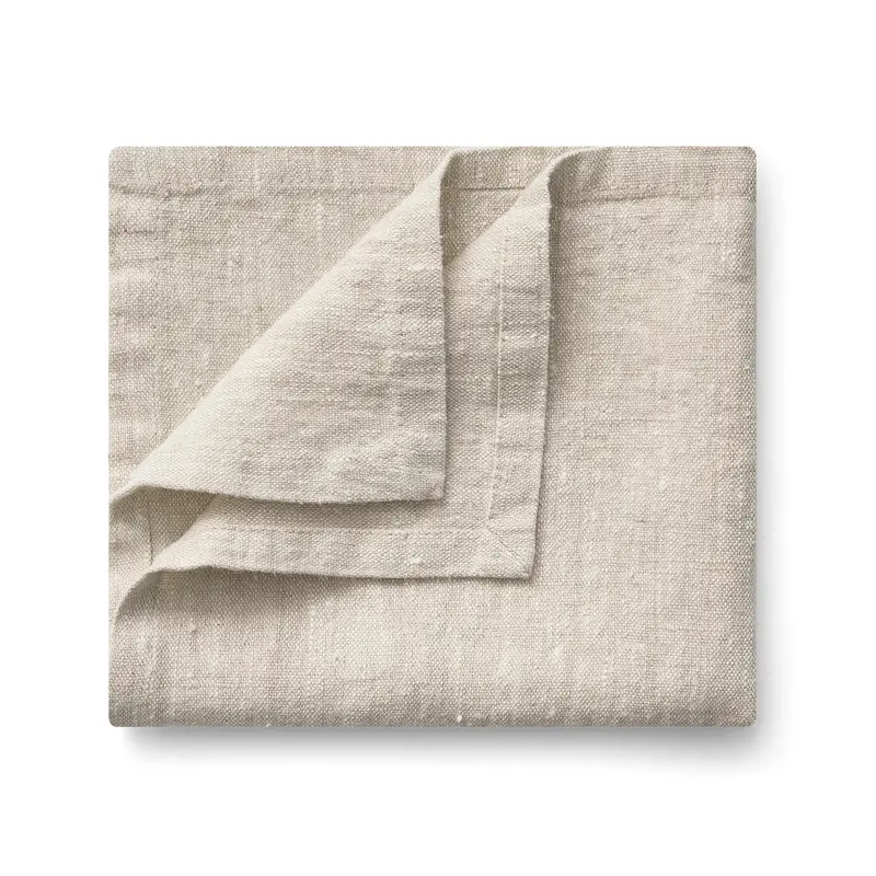 Салфетка из крэшированного льна (умягченный) натуральный, RestoTouch Textile, 43 x 43 см