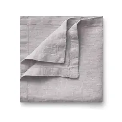 Салфетка из крэшированного льна (умягченный) светло-серый, RestoTouch Textile, 43 x 43 см