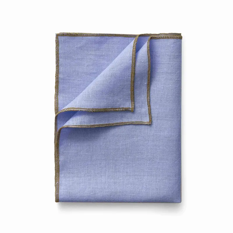 Салфетка из умягченного льна с обработанным краем васильковый, RestoTouch Textile, 30 x 45 см