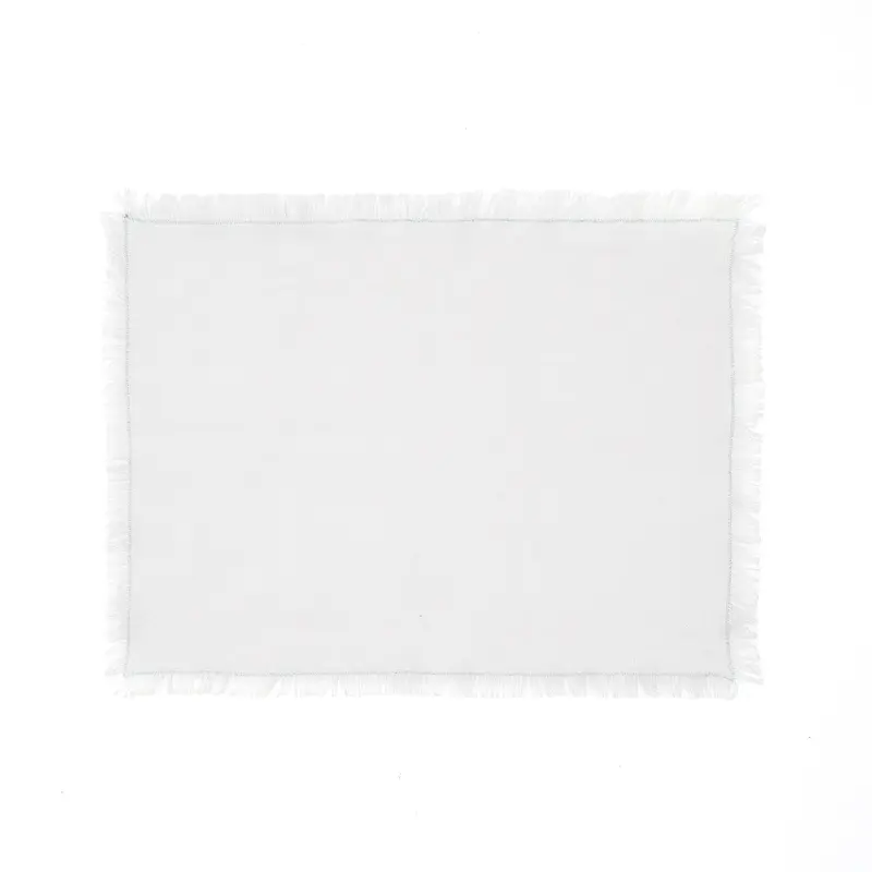 Плейсмат с бахромой и декоративным мятным швом, RestoTouch Textile, 30 x 45 см