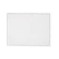 Плейсмат с бахромой и декоративным серым швом, RestoTouch Textile, 30 x 45 см