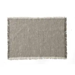 Плейсмат из льняного холста с бахромой, RestoTouch Textile, 30 x 45 см