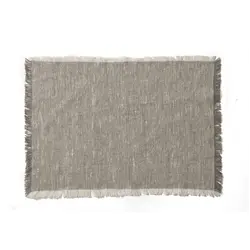Плейсмат из льняного холста с бахромой, RestoTouch Textile, 30 x 45 см