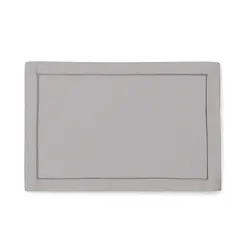 Плейсмат темно-серый хлопковый с серым кантом , RestoTouch Textile, 30 x 45 см