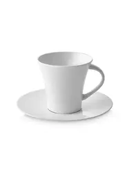 Чашка с блюдцем, Tudor (England), Fine Bone China, 280 мл,17 см