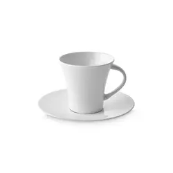 Чашка с блюдцем, Tudor (England), Fine Bone China, 280 мл,17 см