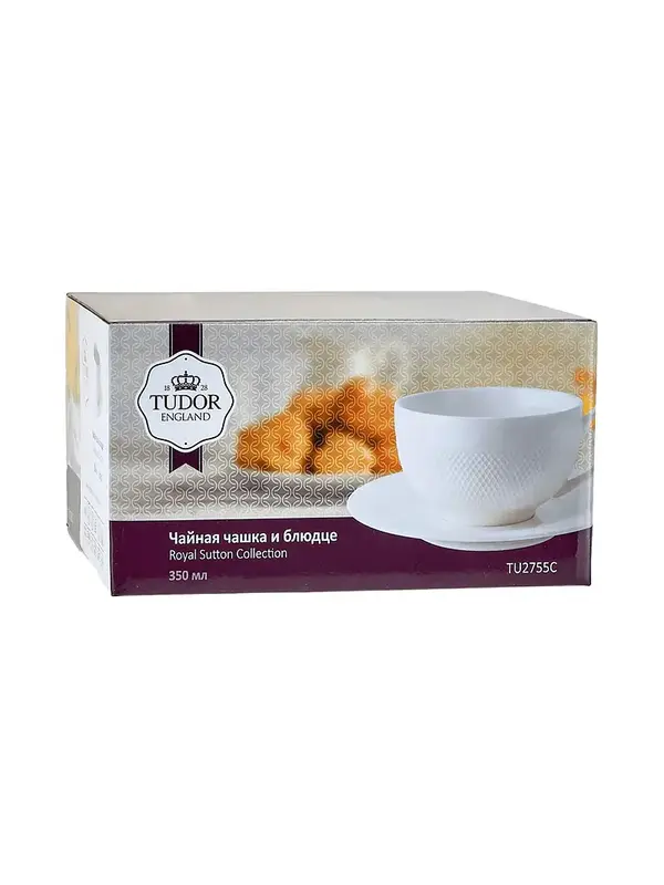 Чайная пара (чашка + блюдце), Tudor (England), Royal Sutton, 350 мл