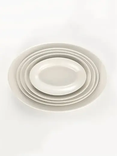 Блюдо овальное, Tuxton, Blank, 21.1 x 14.7 x 3 см