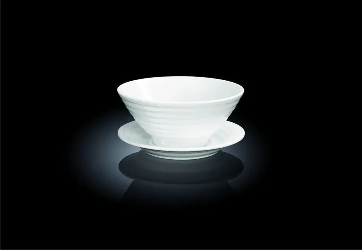 Салатник с блюдцем, Wilmax, d=150 мм 545 мл h=70 мм