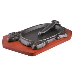 Сковорода для фахитос, Prohotel, Ember Cast Matt, 32 х 20 см