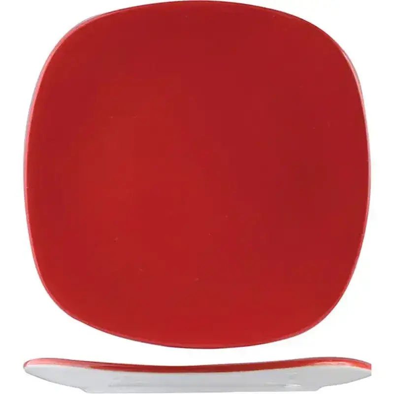 Тарелка, Steelite, Firenza Red, 23 х 23 см