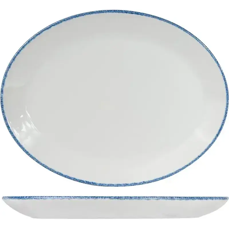 Блюдо, Steelite, Blue Dapple, 34 х 27 см