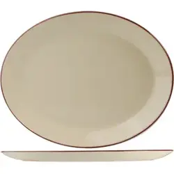 Блюдо, Steelite, Ivory Claret, 28 х 21 см