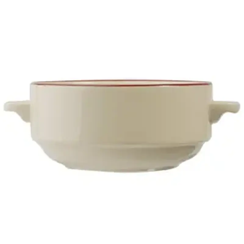 Чашка бульонная, Steelite, Ivory Claret, 10.5 см, 280 мл