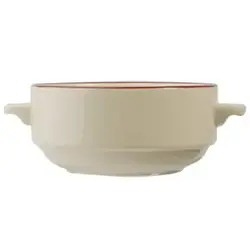 Чашка бульонная, Steelite, Ivory Claret, 10.5 см, 280 мл