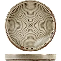 Тарелка для презентаций, Genware, Terra Grey, 21 см