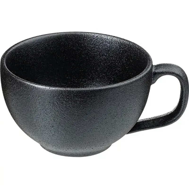 Чашка кофейная Kunstwerk Kunstwerk Black 10 см 300 мл