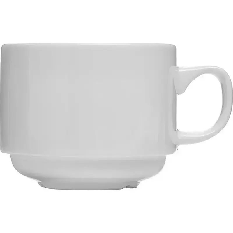 Чашка чайная, Steelite, Monaco White, 7.5 см, 213 мл