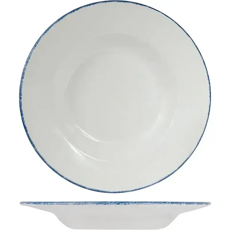 Тарелка для пасты, Steelite, Blue Dapple, 27 см, 300 мл