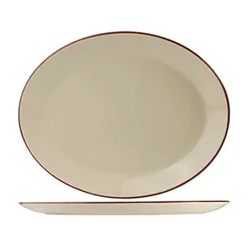 Блюдо, Steelite, Ivory Claret, 39 х 31 см