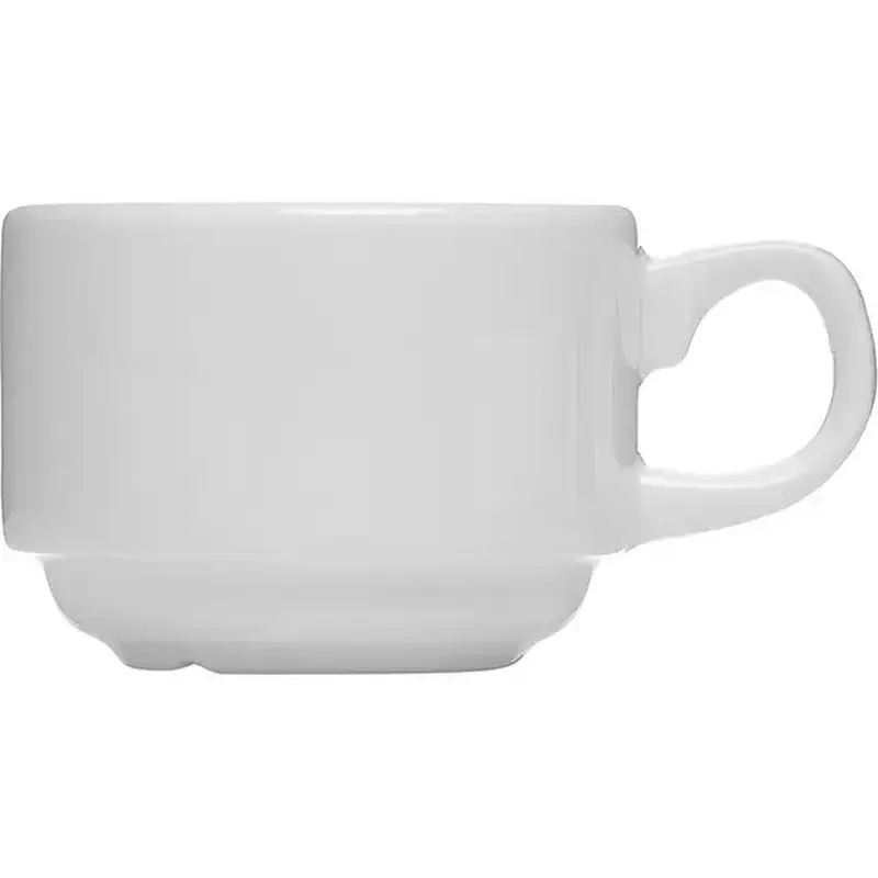 Чашка кофейная, Steelite, Monaco White, 6 см, 8.5 см, 85 мл