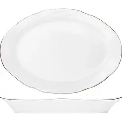 Блюдо, Добрушский фарфоровый завод, Голубка, 33 х 23.5 см, 350 мл