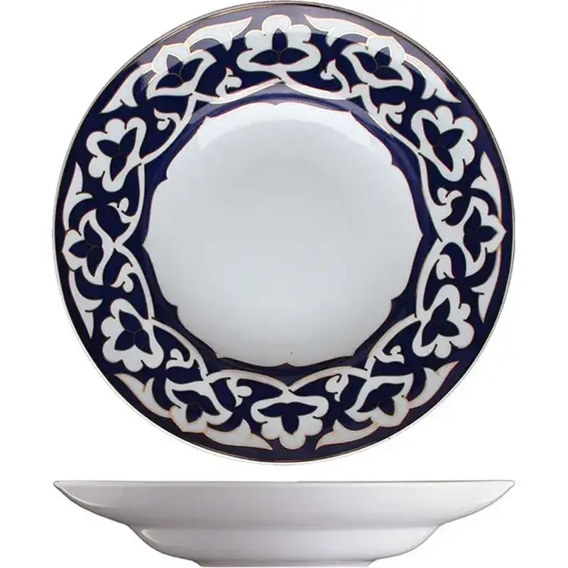 Тарелка глубокая, G. Benedikt Karlovy Vary, Vostok Gold, 29.5 см, 450 мл