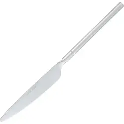 Нож столовый, Kunstwerk, District Silver Matte, 22.5 х 1.8 см